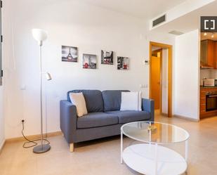 Living room of Flat to rent in Sant Cugat del Vallès  with Air Conditioner, Heating and Furnished