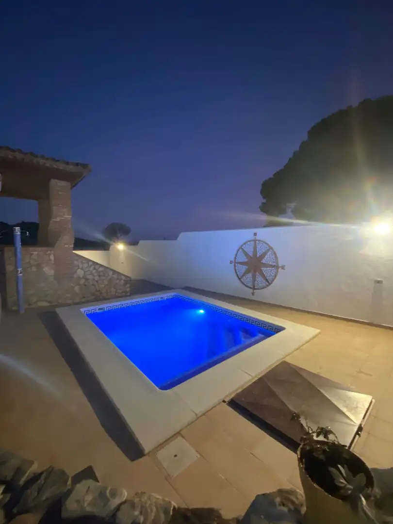 Piscina de Finca rústica de alquiler en Barbate con Aire acondicionado, Terraza y Piscina