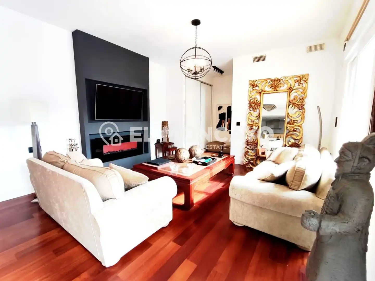 Living room of Detached homes for rent in Daya Vieja  with Air Conditioner, Parquet flooring and Terrace