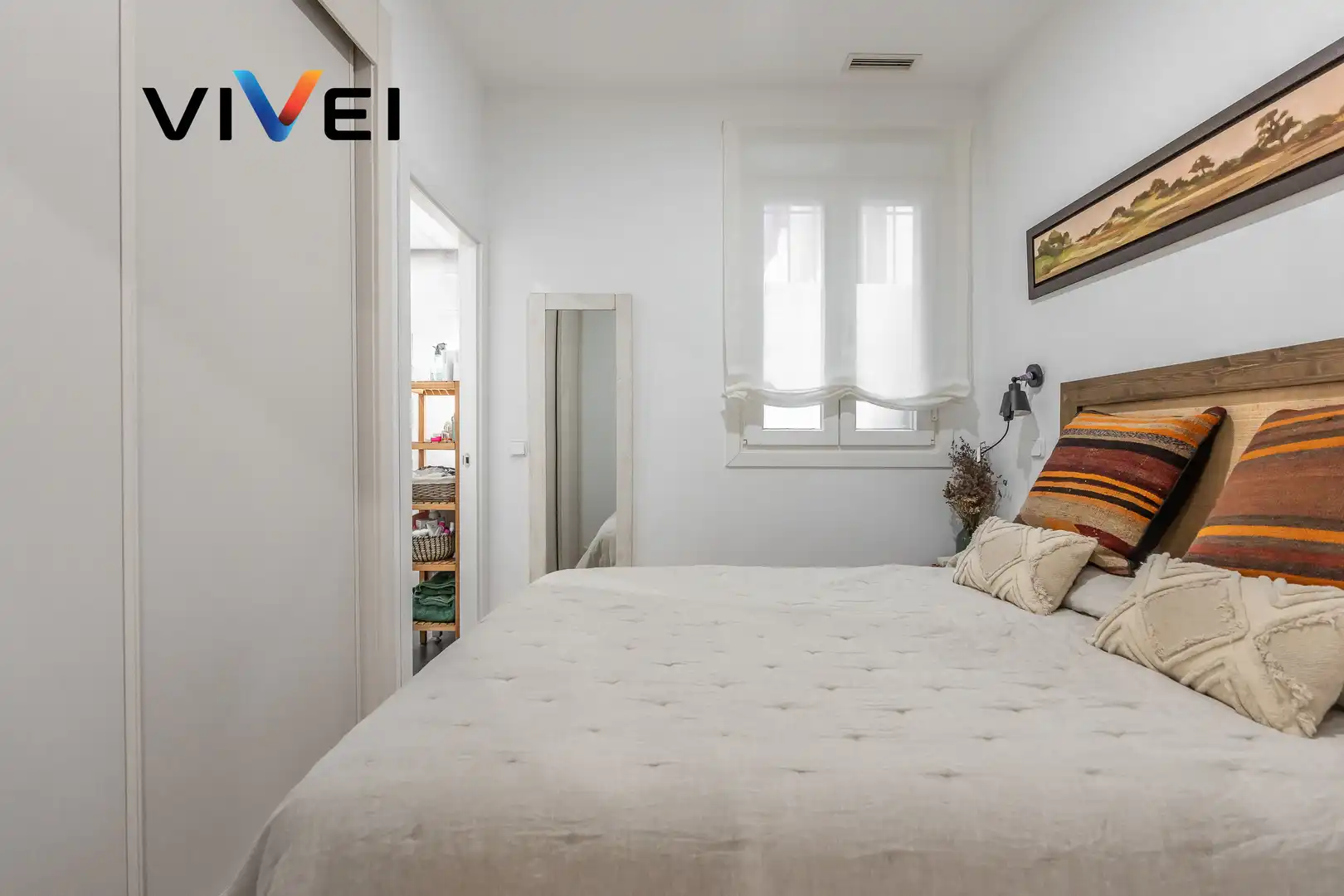 Bedroom of Flat for sale in Madrid  with Balcony
