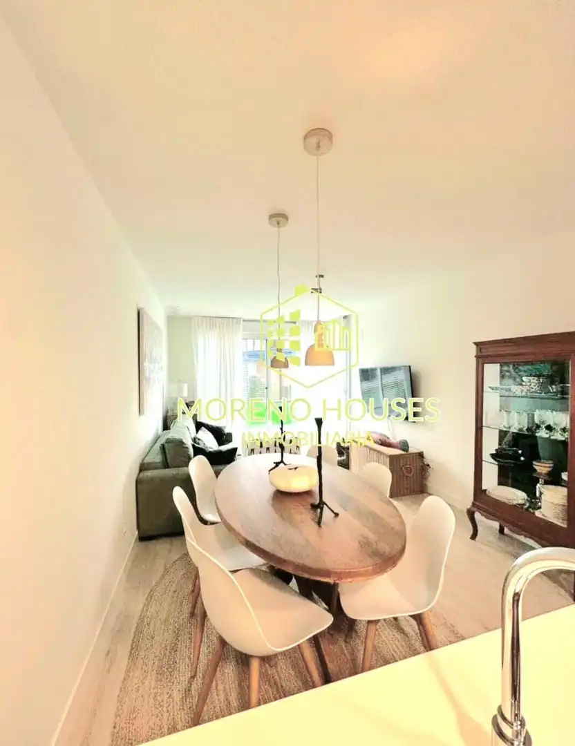Wohnzimmer von Wohnungen zur Miete in Jávea / Xàbia mit Klimaanlage, Heizung und Privatgarten