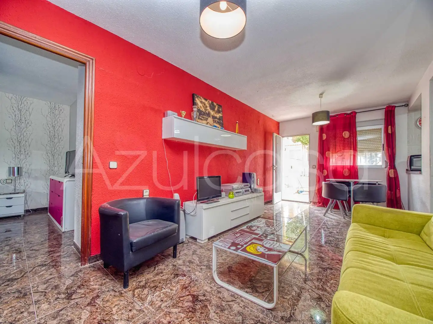 Sala d'estar de Casa o xalet en venda en Alicante / Alacant amb Aire condicionat, Terrassa i Traster