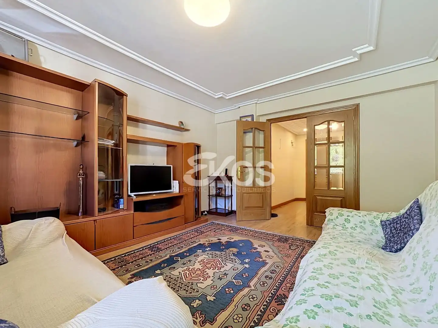 Sala de estar de Piso en venta en Oñati con Calefacción, Parquet y Trastero