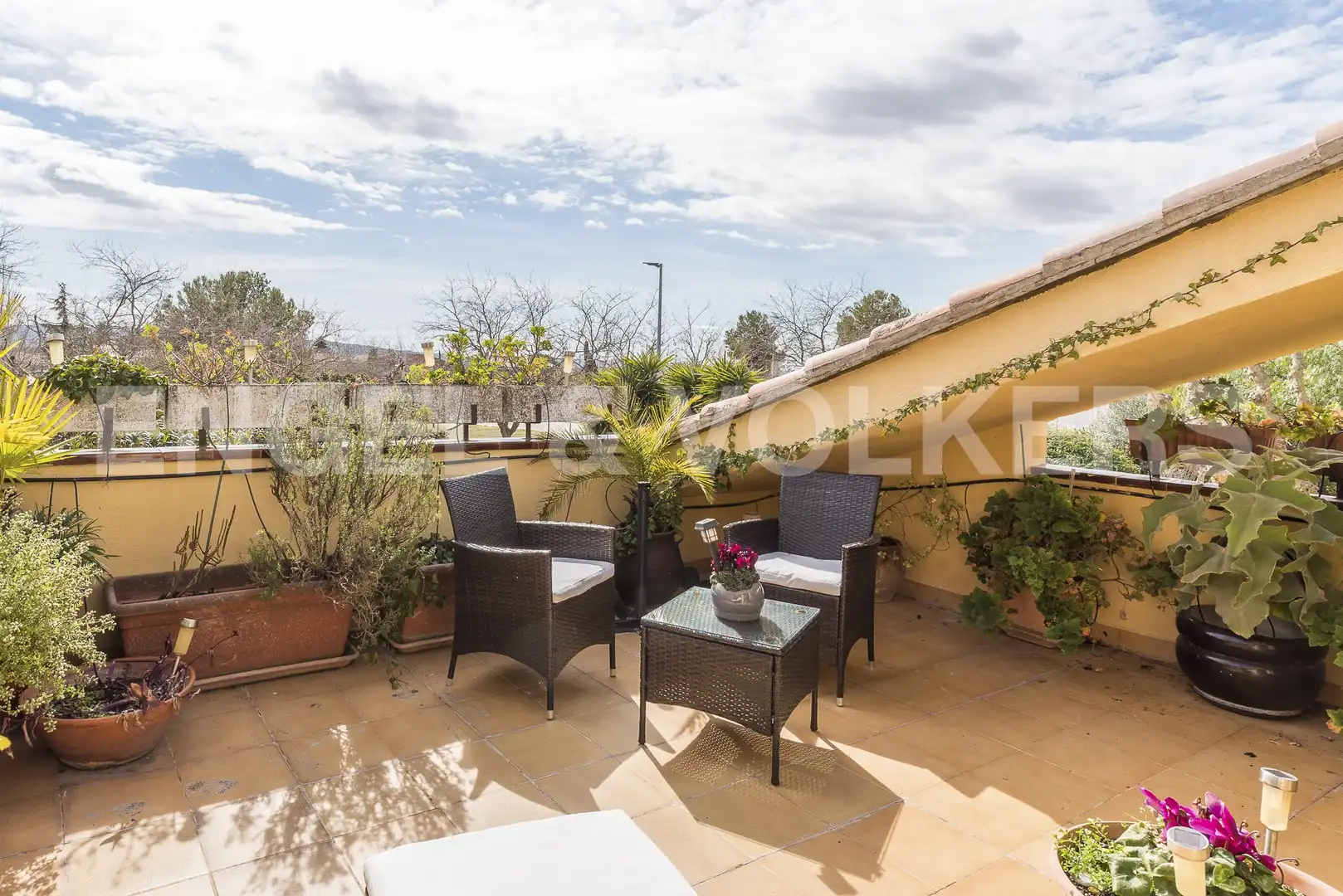 Terrassa de Casa o xalet en venda en Pacs del Penedès amb Calefacció, Jardí privat i Parquet