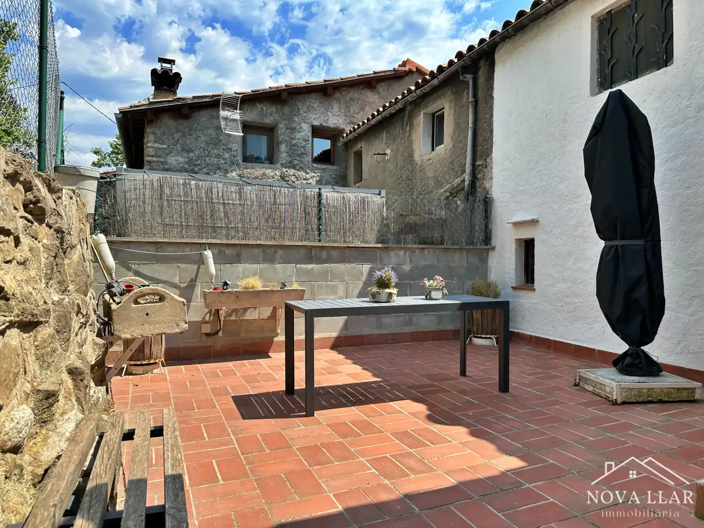 Terrace of Country homes for sale in Campdevànol  with Heating, Private garden and Parquet flooring