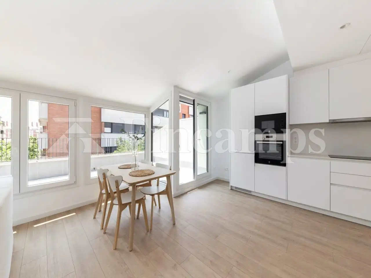 Exterior view of Attic for sale in Sabadell  with Air Conditioner, Parquet flooring and Terrace