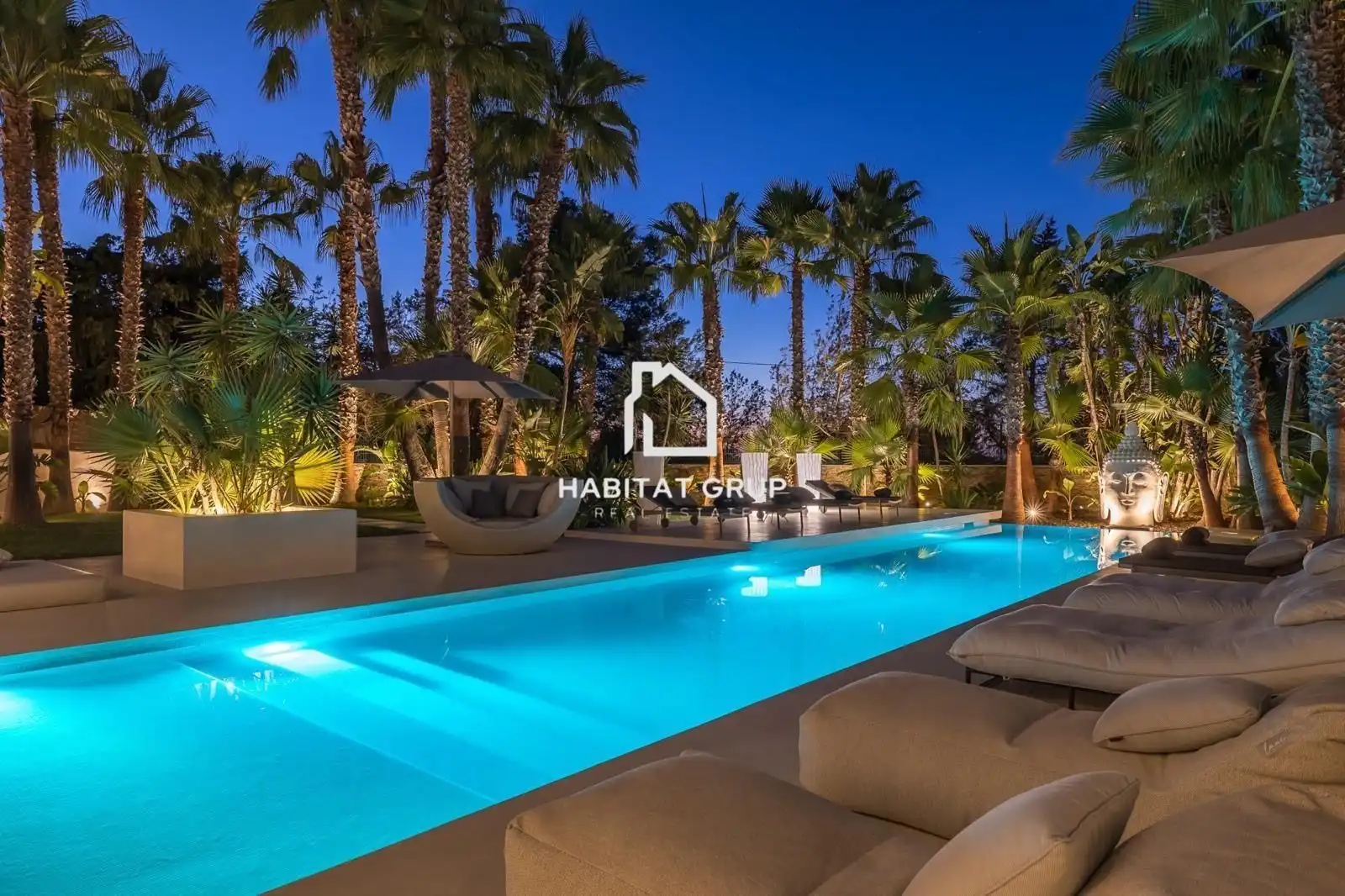 Piscina de Casa o xalet de lloguer en Eivissa amb Aire condicionat, Calefacció i Jardí privat
