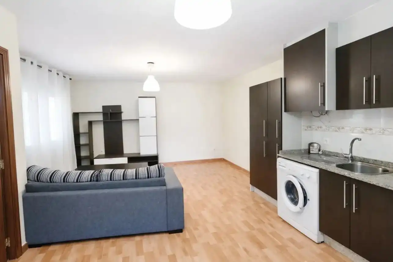 Sala d'estar de Apartament de lloguer en Verín amb Moblat