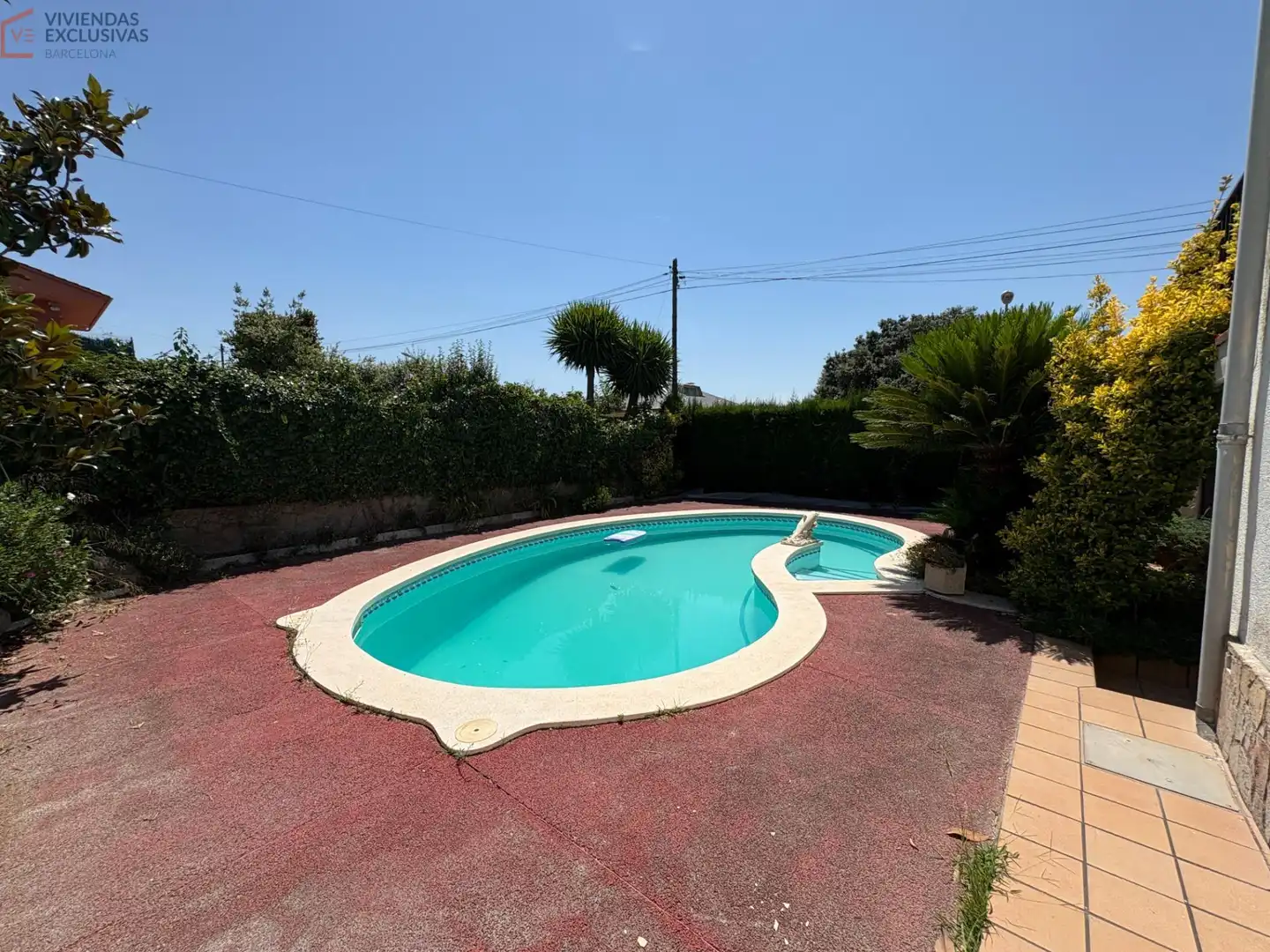 Piscina de Casa o xalet en venda en Caldes de Montbui amb Calefacció, Jardí privat i Terrassa