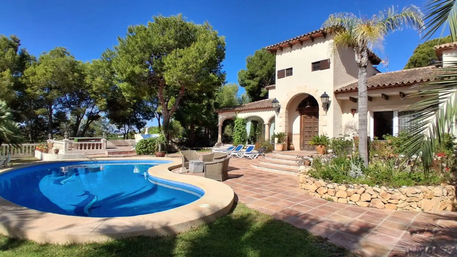 Exterior view of Houses for sale in L'Alfàs del Pi  with Air Conditioner, Heating and Private garden