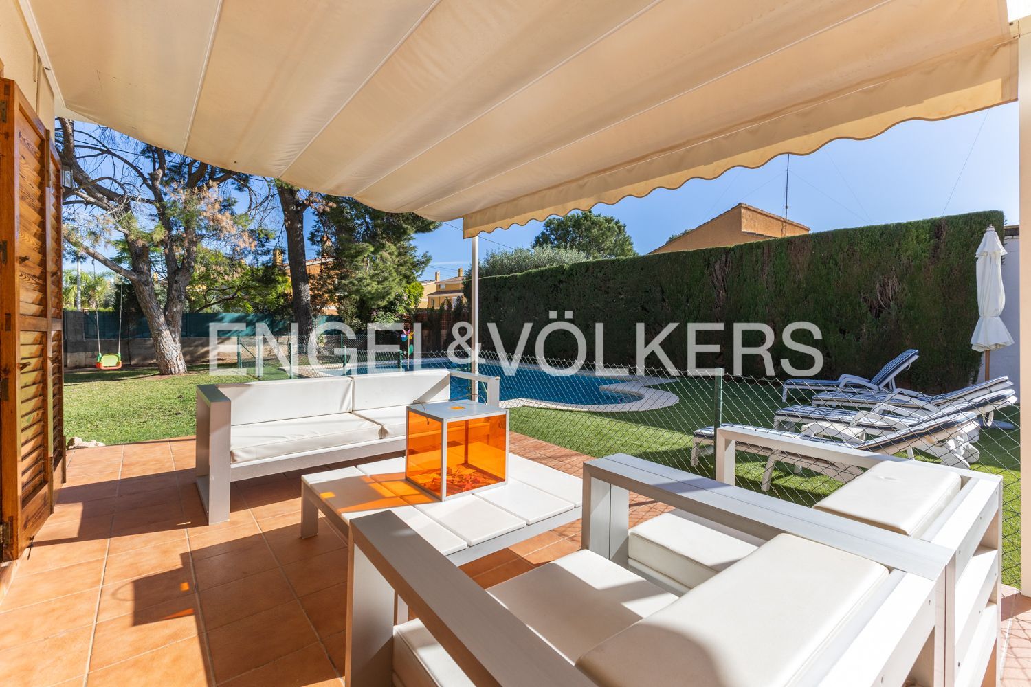 Terraza de Casa o chalet en venta en Moncada con Aire acondicionado, Calefacción y Jardín privado