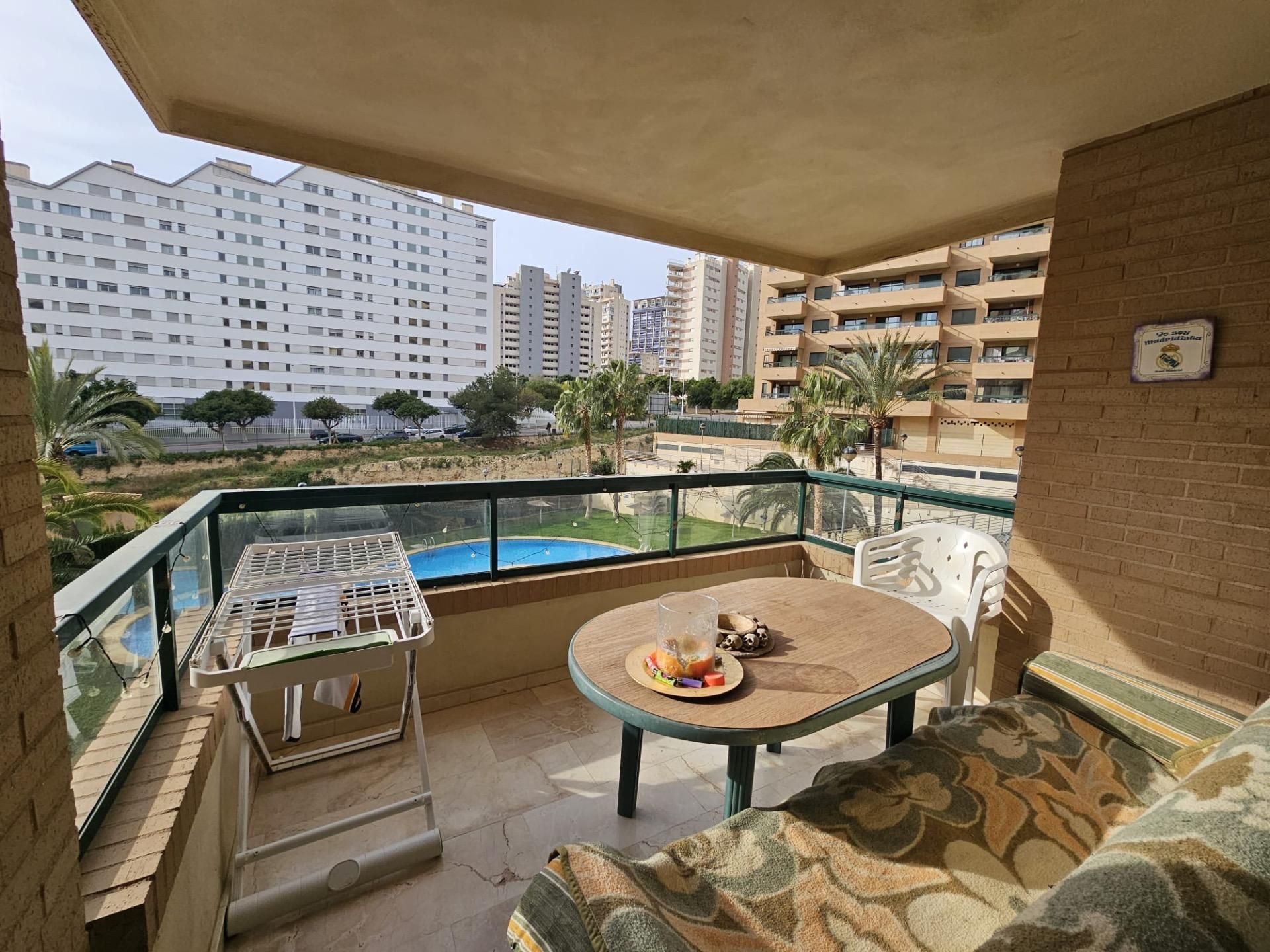 Terrace of Apartment for sale in Villajoyosa / La Vila Joiosa  with Air Conditioner, Terrace and Community pool