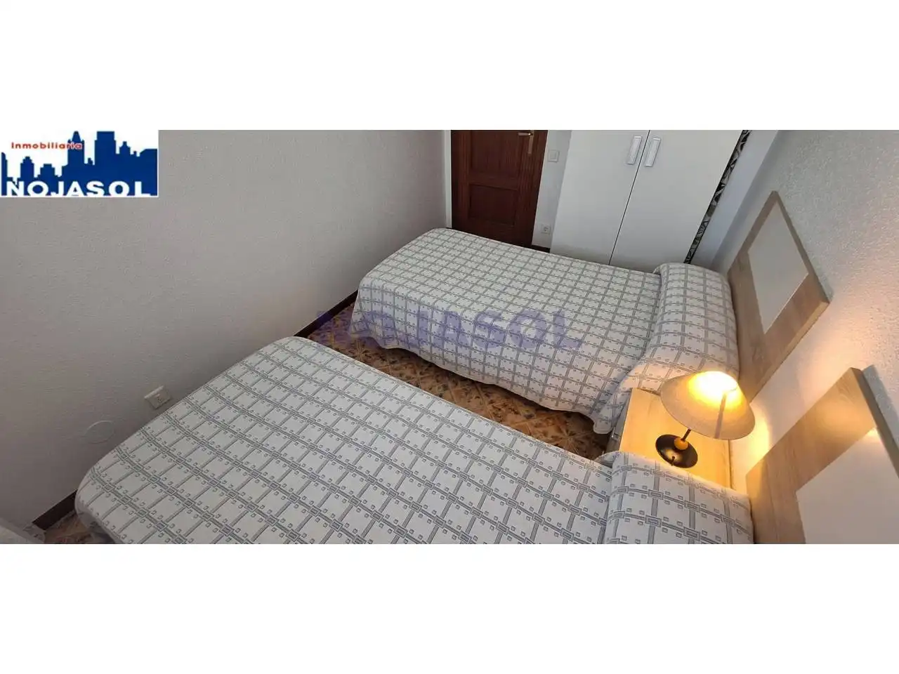 Schlafzimmer von Wohnung zur Miete in Noja mit Heizung, Terrasse und Möbliert