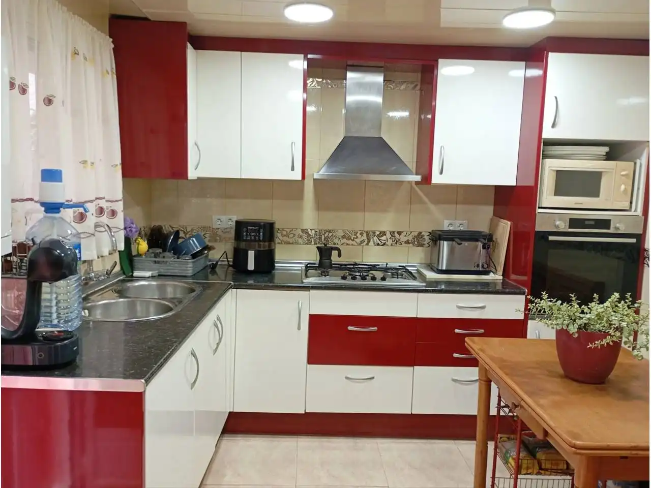 Kitchen of Flat for sale in Cunit  with Heating, Private garden and Storage room