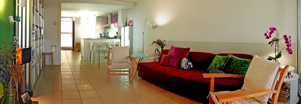 Sala de estar de Casa adosada en venta en Alicante / Alacant con Aire acondicionado, Jardín privado y Terraza