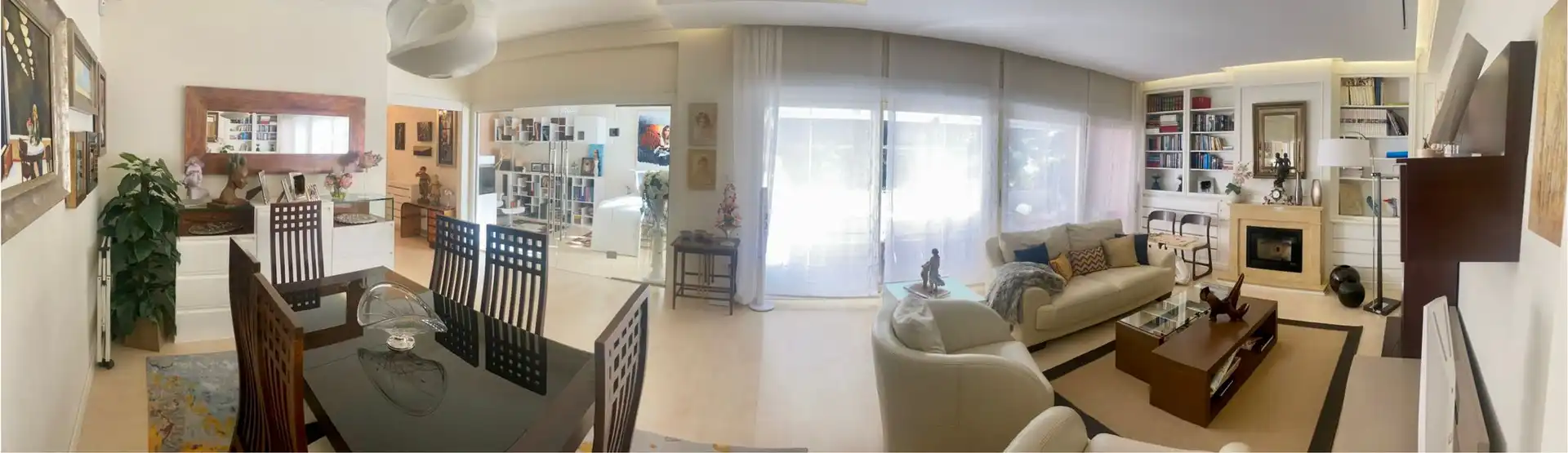 Sala d'estar de Pis en venda en Madrid amb Aire condicionat, Calefacció i Jardí privat