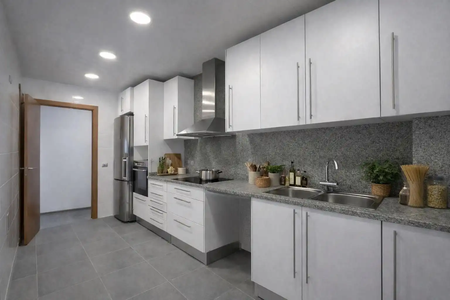 Cocina de Piso en venta en Badalona con Aire acondicionado, Calefacción y Terraza