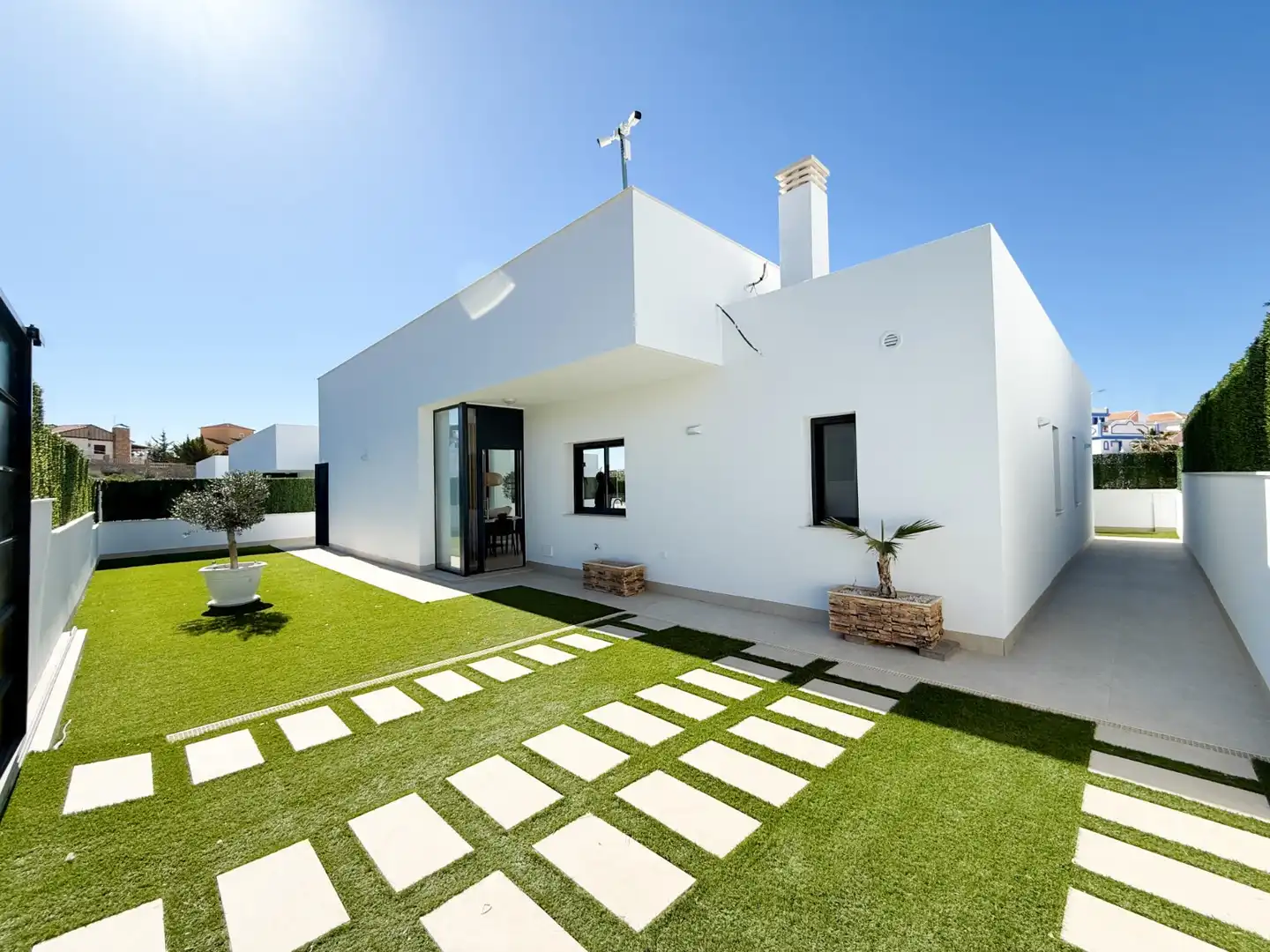 Exterior view of Houses for sale in Pulpí  with Air Conditioner, Private garden and Terrace