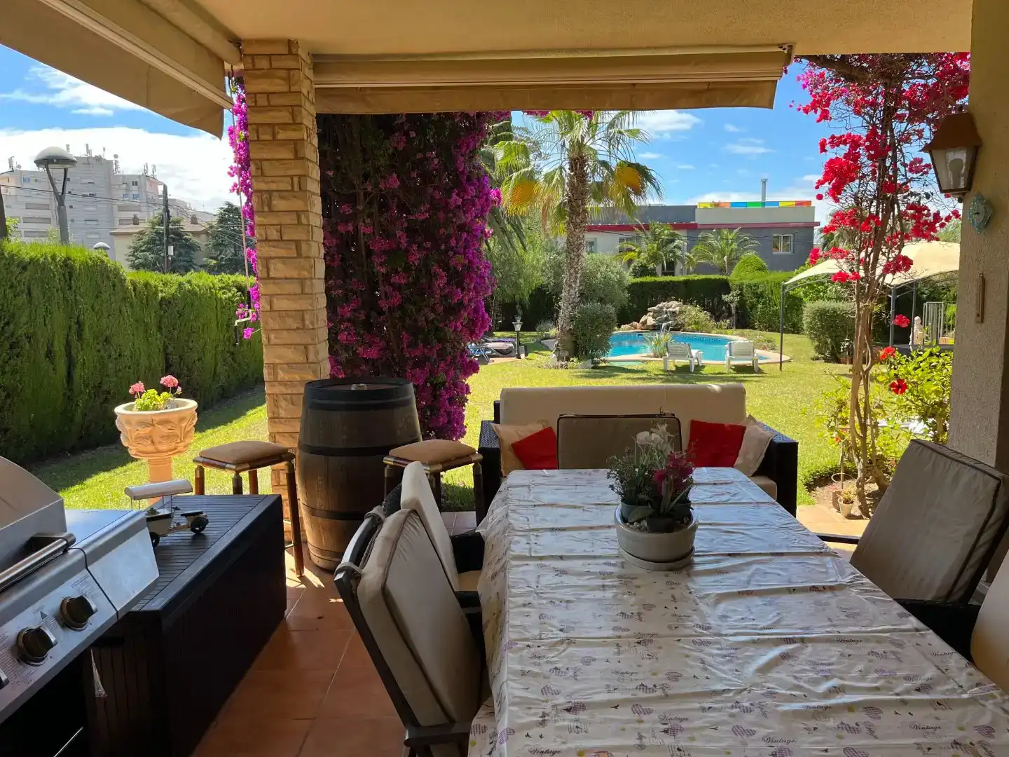 Terrassa de Casa o xalet en venda en Cambrils amb Aire condicionat, Piscina i Balcó