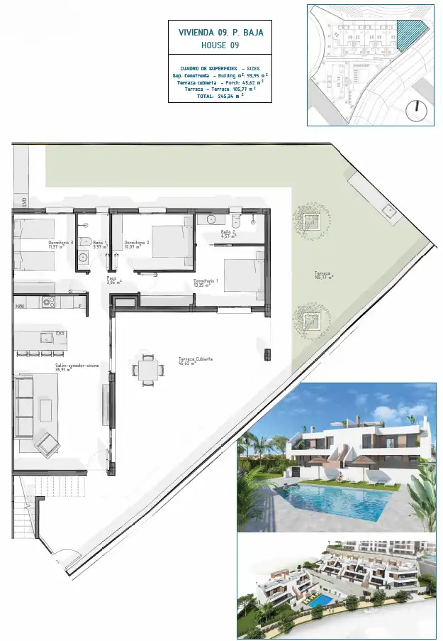 Bungalow with terrace for sale in Las Salinas, imagen 20