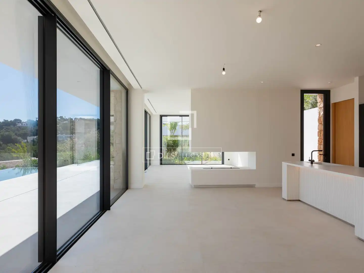 Sala de estar de Casa o chalet en venta en Santa Eulària des Riu con Aire acondicionado, Jardín privado y Terraza