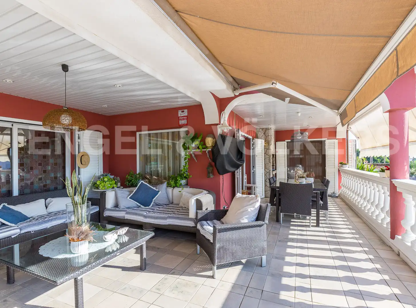 Terraza de Casa o chalet en venta en Alella con Aire acondicionado, Calefacción y Jardín privado