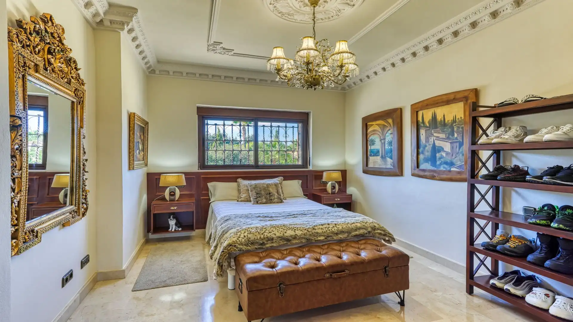 Schlafzimmer von Country house zum Verkauf in Alhaurín de la Torre mit Klimaanlage, Heizung und Schwimmbad