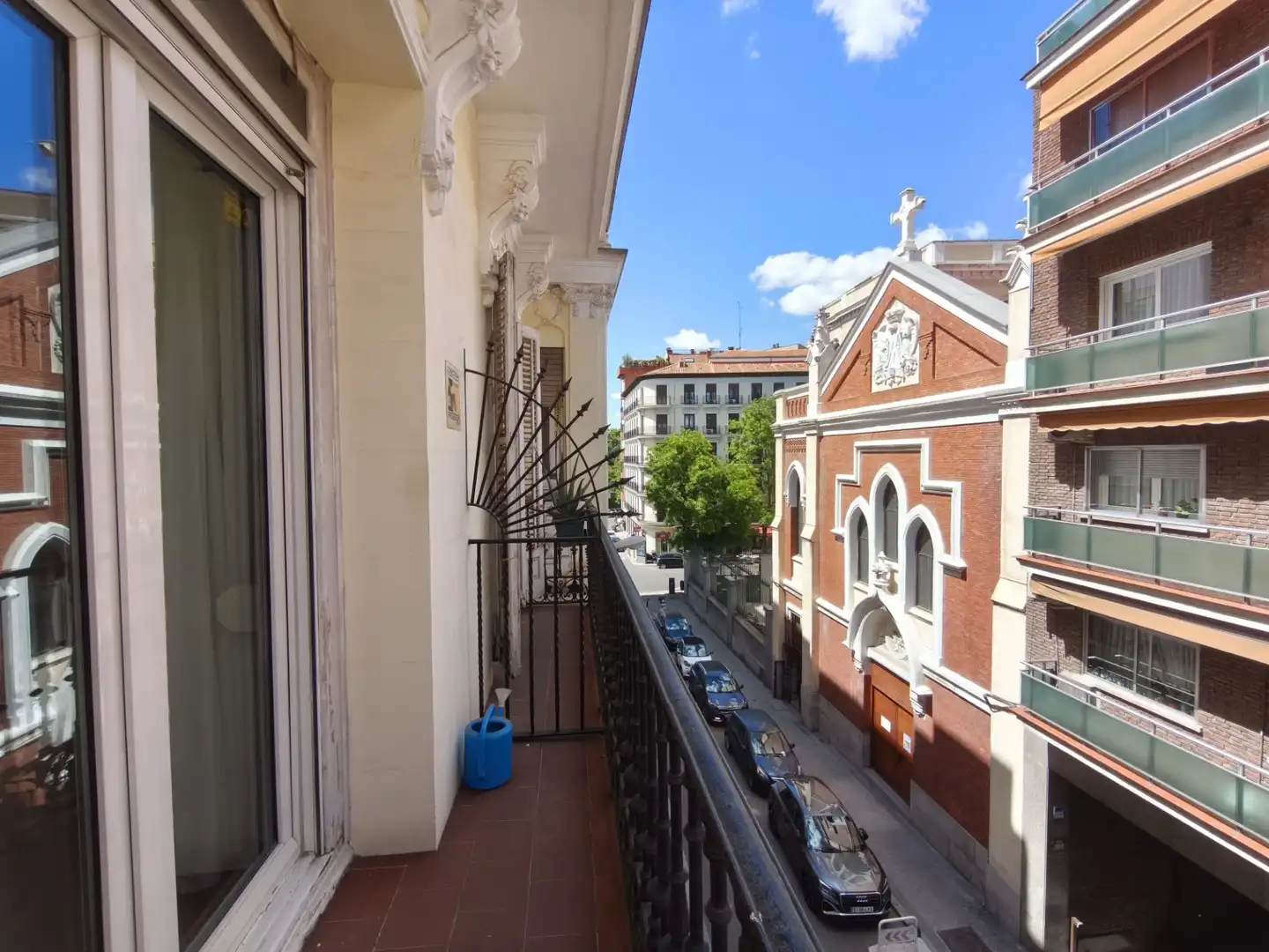 Balcony of Flat for sale in Madrid  with Balcony and Alarm