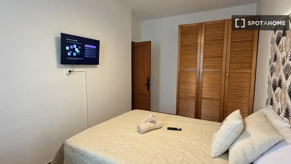 Habitación de Piso para compartir en Las Palmas de Gran Canaria con Aire acondicionado, Terraza y Amueblado