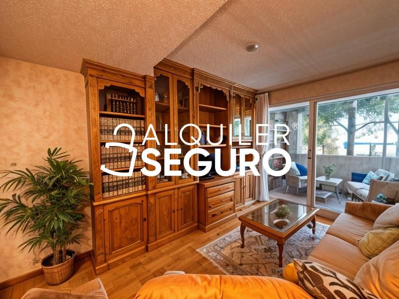 Sala de estar de Piso de alquiler en  Madrid Capital con Calefacción y Amueblado