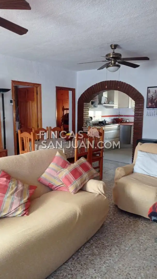 Sala d'estar de Casa o xalet en venda en Alicante / Alacant amb Terrassa i Piscina