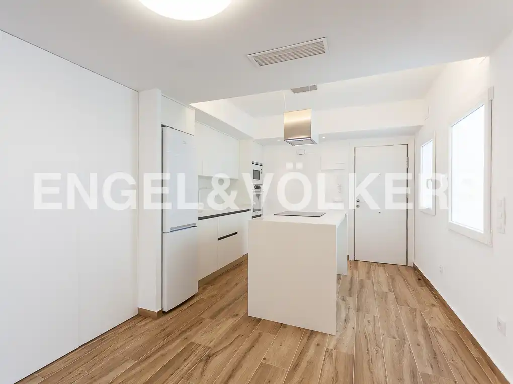Cocina de Piso de alquiler en Valencia con Aire acondicionado y Calefacción