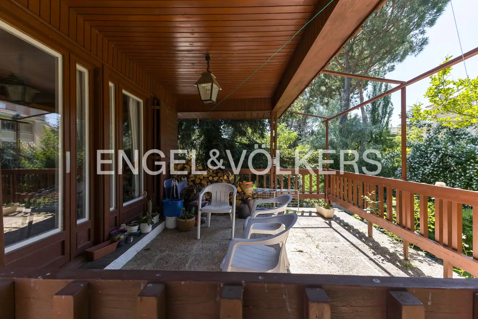 Terraza de Casa o chalet en venta en San Agustín del Guadalix con Aire acondicionado, Calefacción y Jardín privado