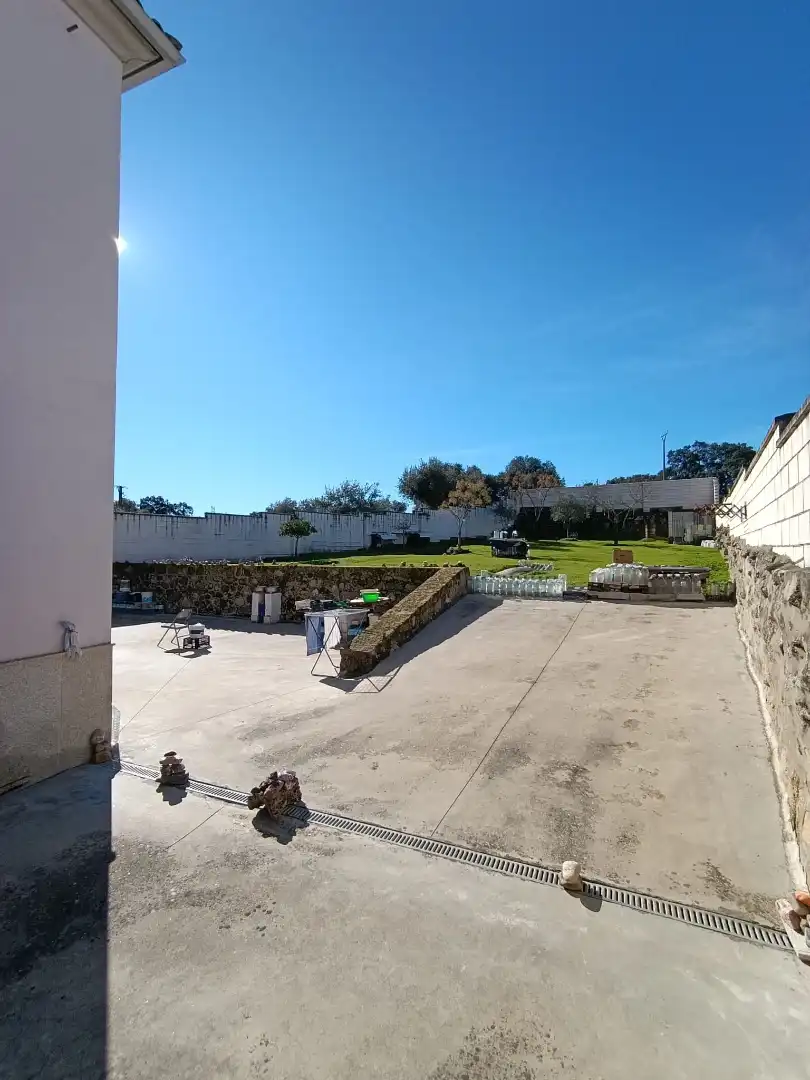 Jardí de Casa o xalet en venda en Mata de Alcántara amb Moblat
