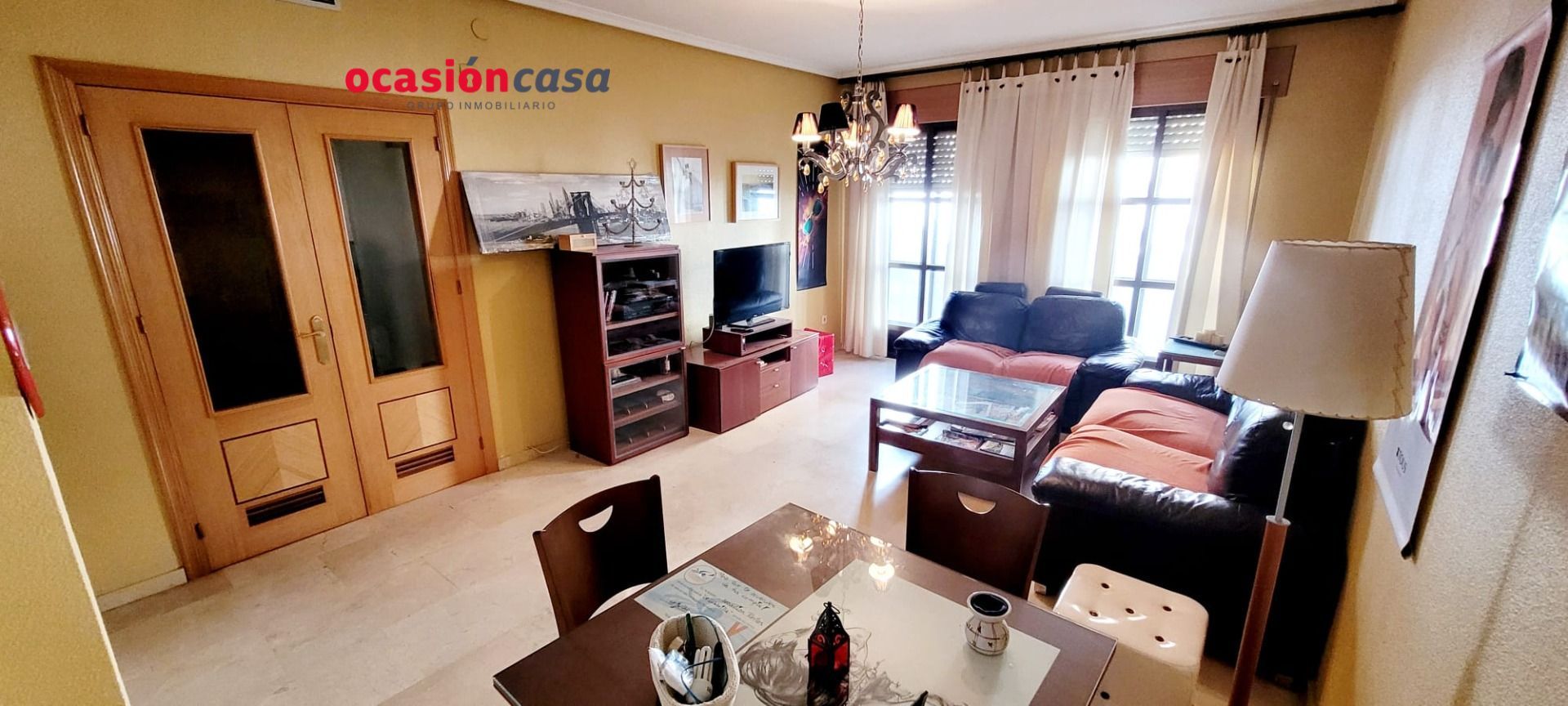 Sala de estar de Piso en venta en Pozoblanco con Terraza, Trastero y Amueblado