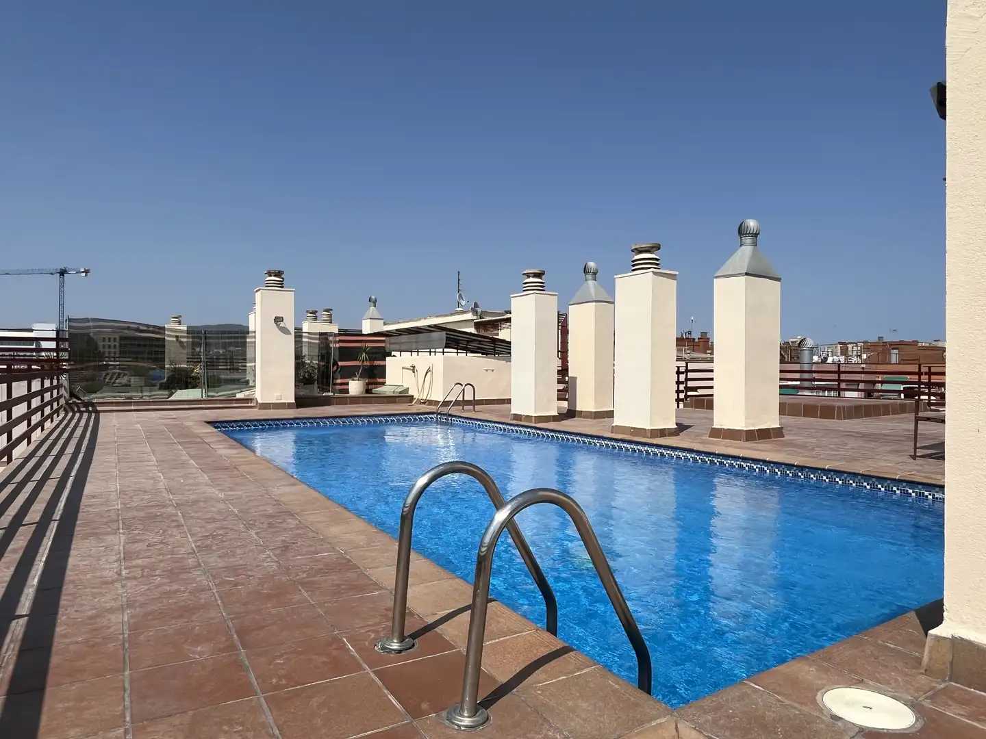 Swimming pool of Flat for sale in Cornellà de Llobregat  with Heating and Swimming Pool
