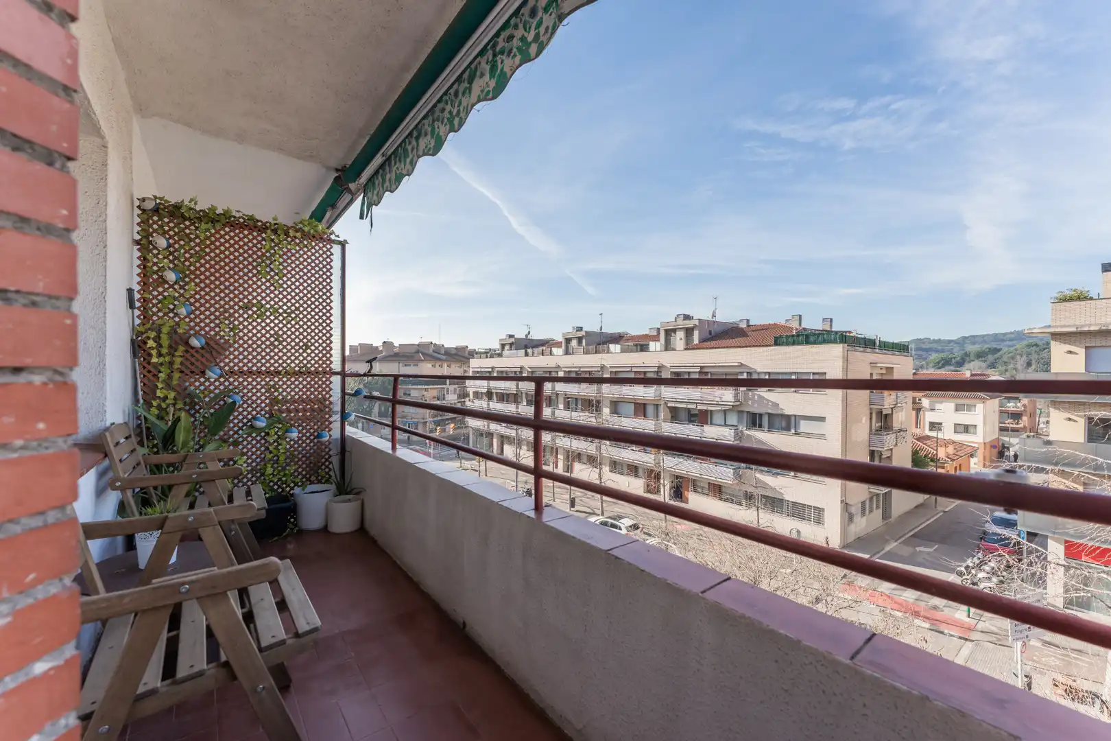 Terrasse von Wohnung zum Verkauf in La Garriga mit Heizung, Ofen und Balkon
