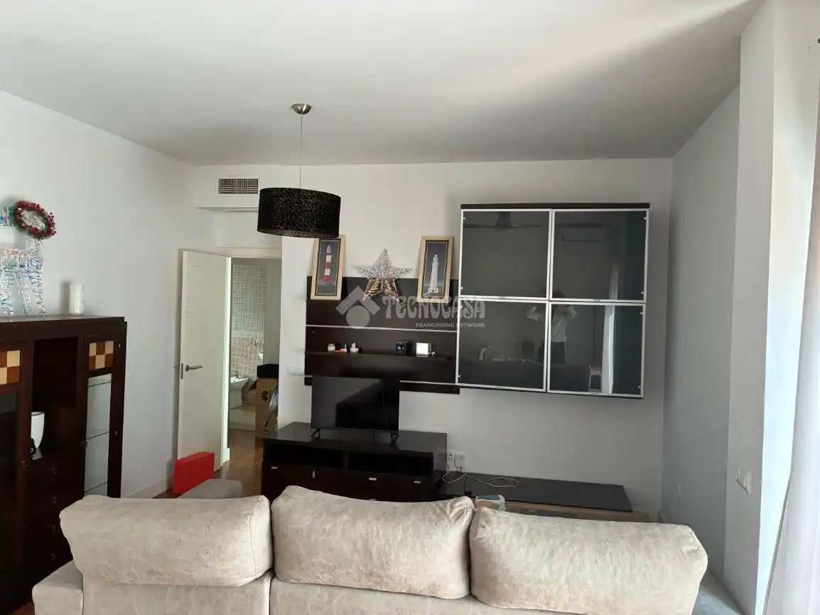 Sala de estar de Ático de alquiler en Sevilla con Aire acondicionado, Terraza y Piscina