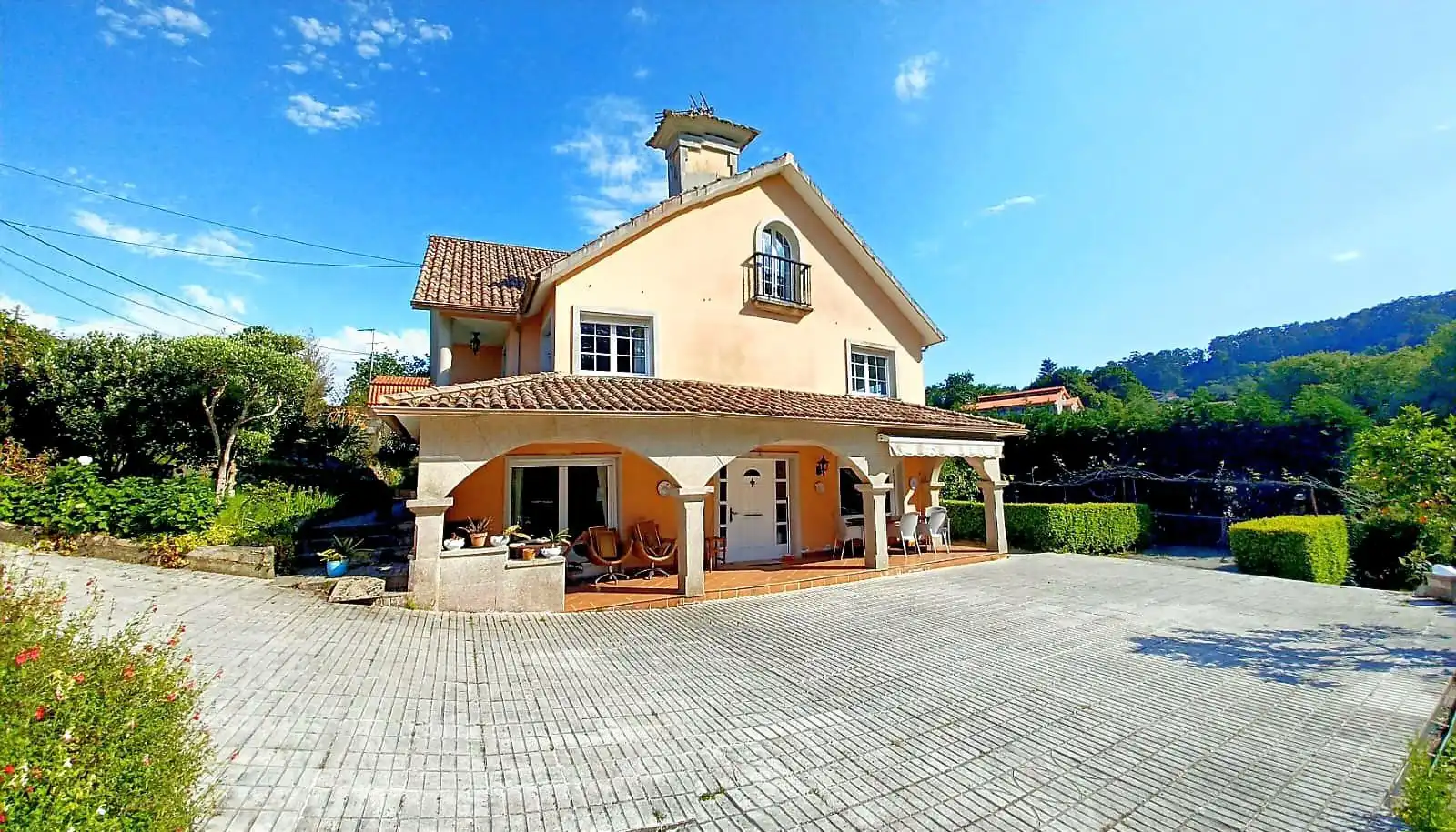 Exterior view of Houses for rent in Cangas   with Heating, Private garden and Terrace
