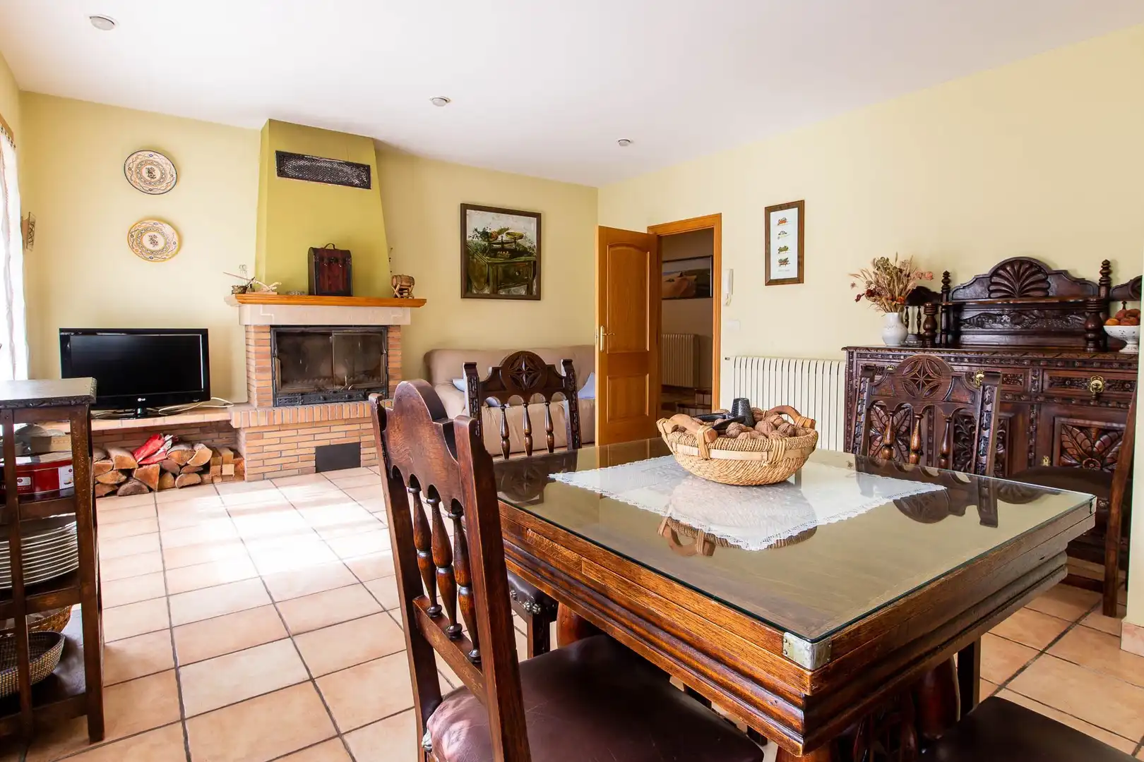 Comedor de Casa o chalet en venta en Puente la Reina / Gares con Calefacción, Jardín privado y Trastero