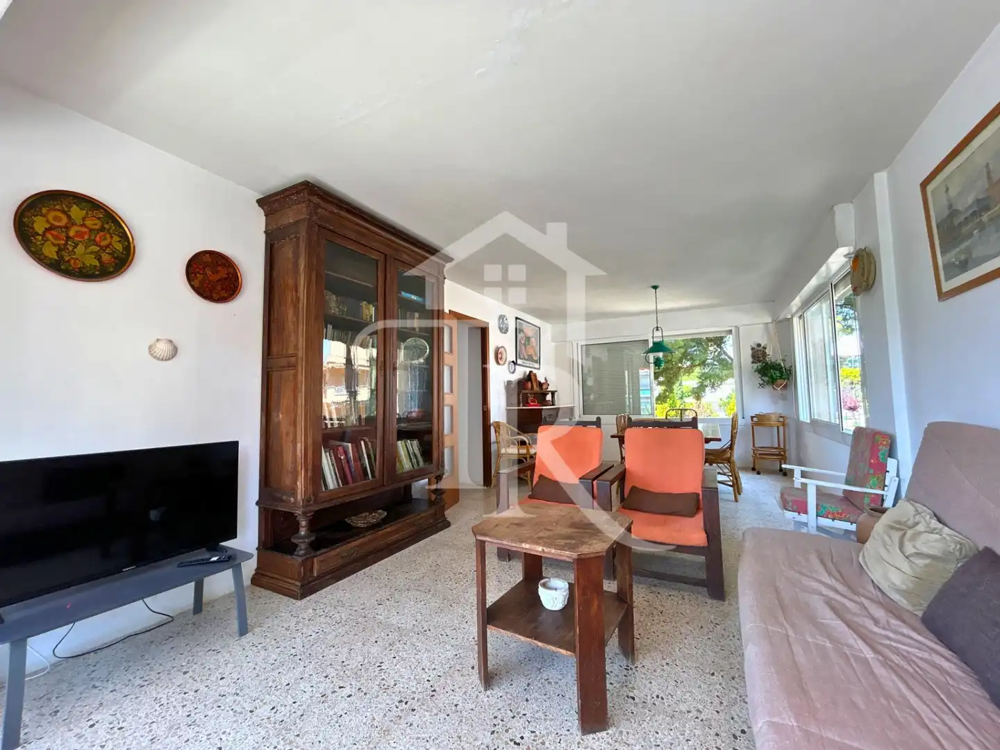 Wohnzimmer von Wohnung zum Verkauf in Roda de Berà mit Privatgarten, Terrasse und Abstellraum