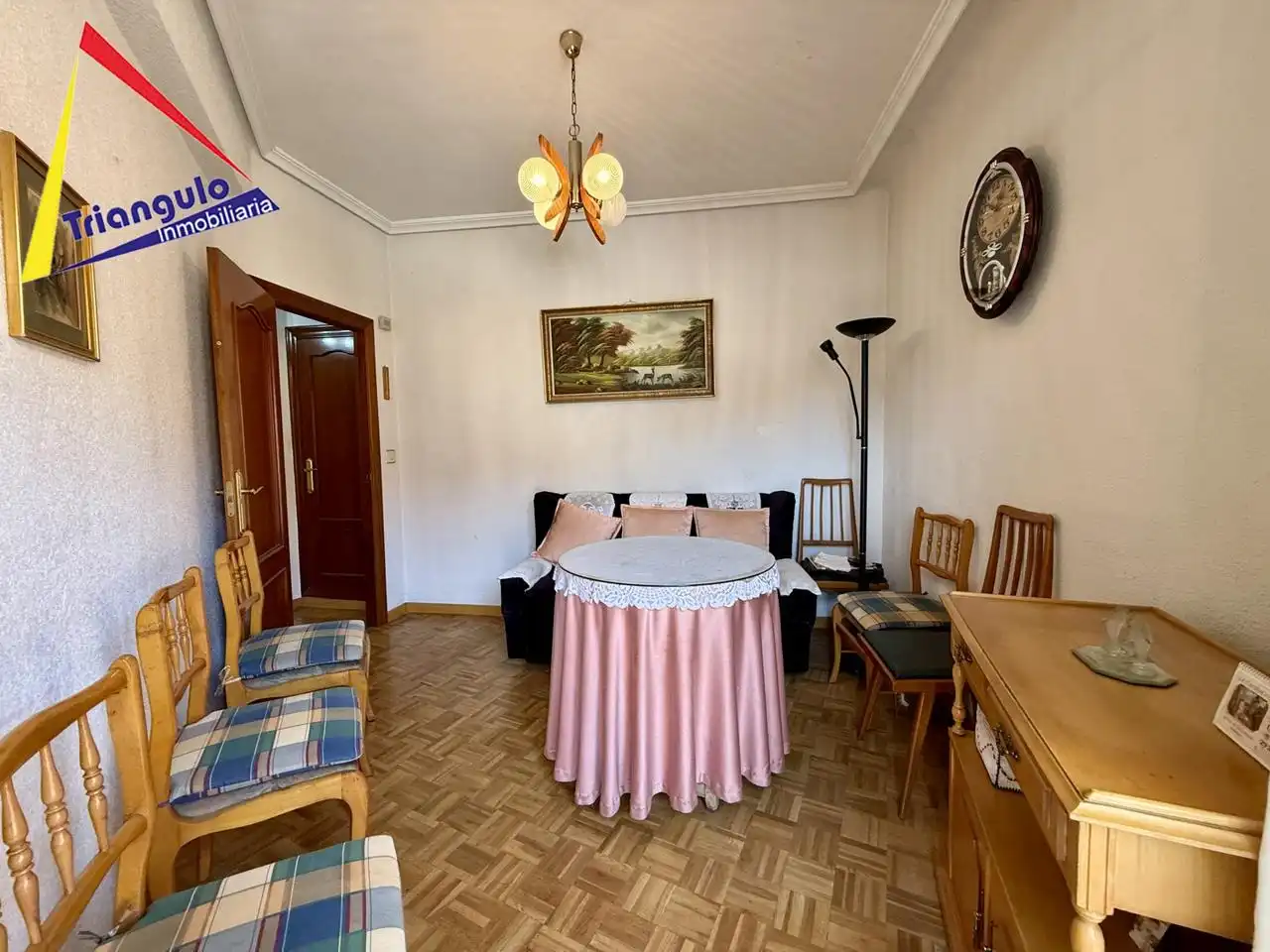 Bedroom of Flat for sale in Segovia  with Heating, Parquet flooring and Terrace