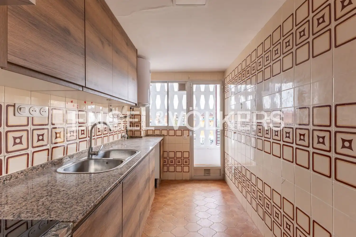 Kitchen of Attic for rent in Valencia  with Air Conditioner, Heating and Terrace