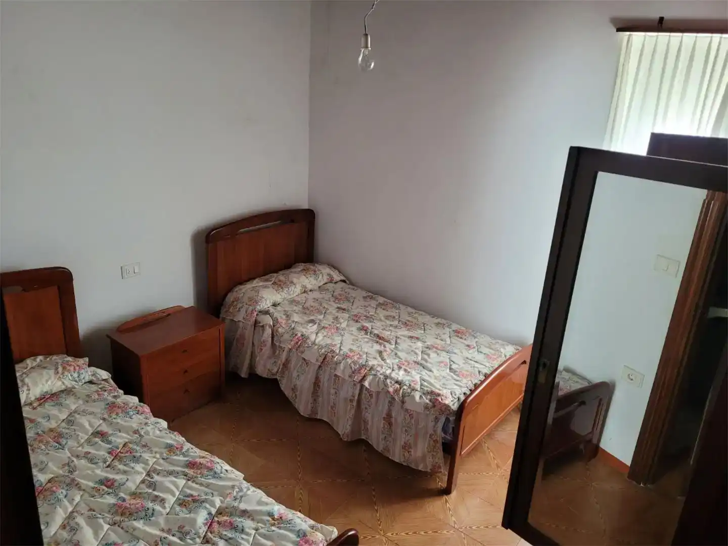 Bedroom of Flat for rent in O Vicedo   with Private garden, Furnished and Balcony