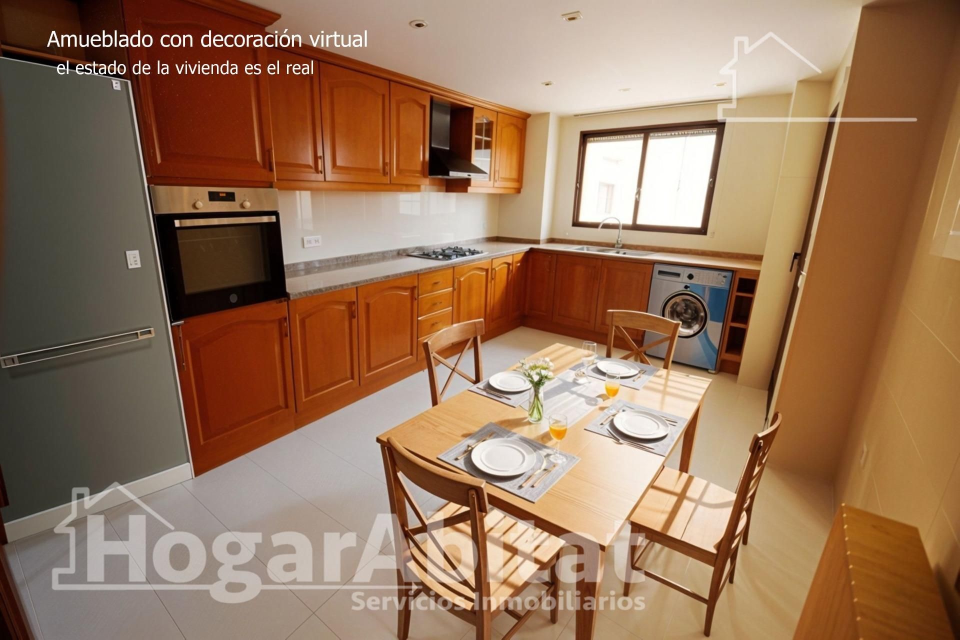 Kitchen of Flat for sale in Castellón de la Plana / Castelló de la Plana  with Heating, Terrace and Storage room