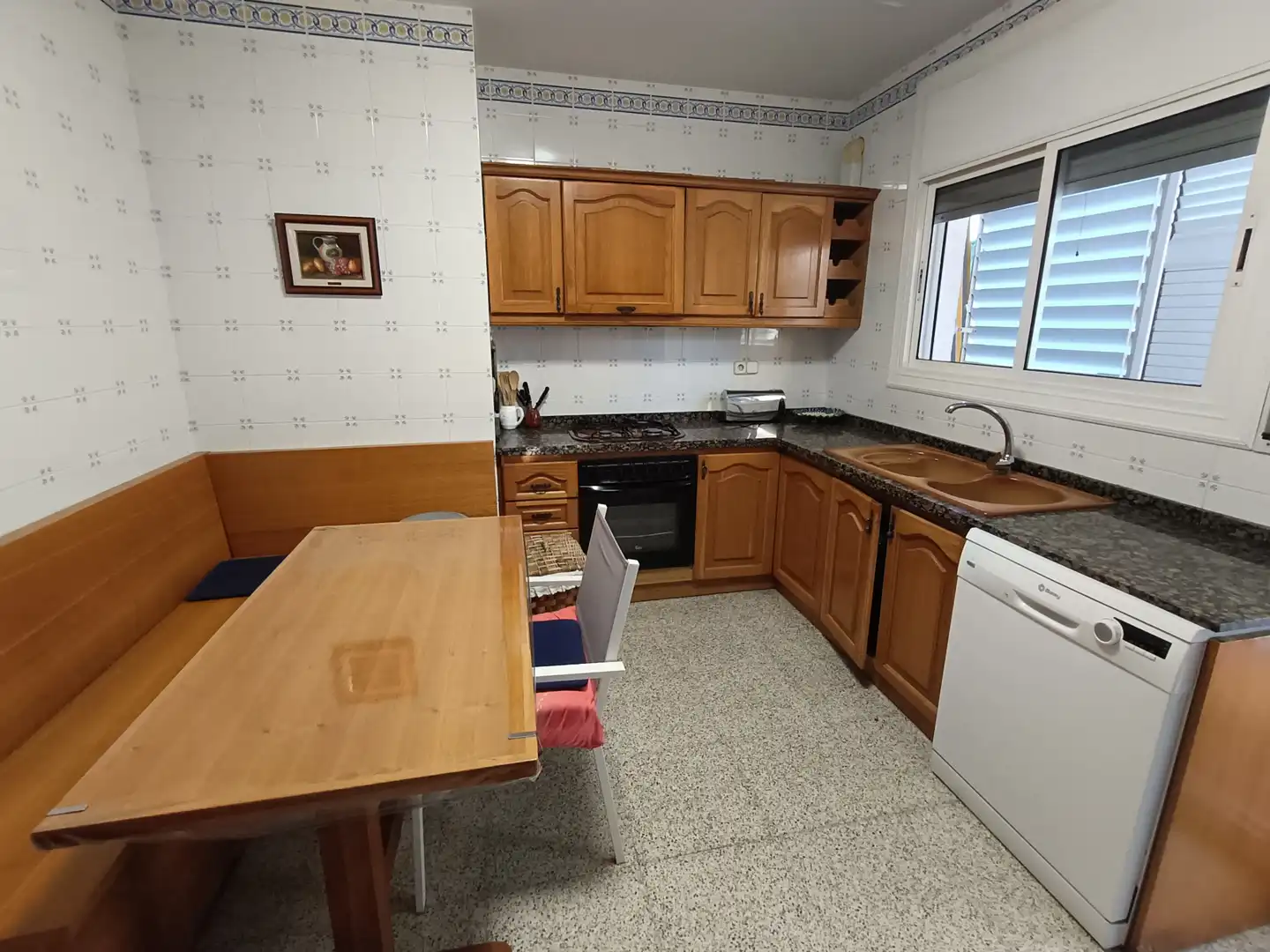 Cuina de Pis en venda en L'Hospitalet de Llobregat amb Aire condicionat, Calefacció i Terrassa