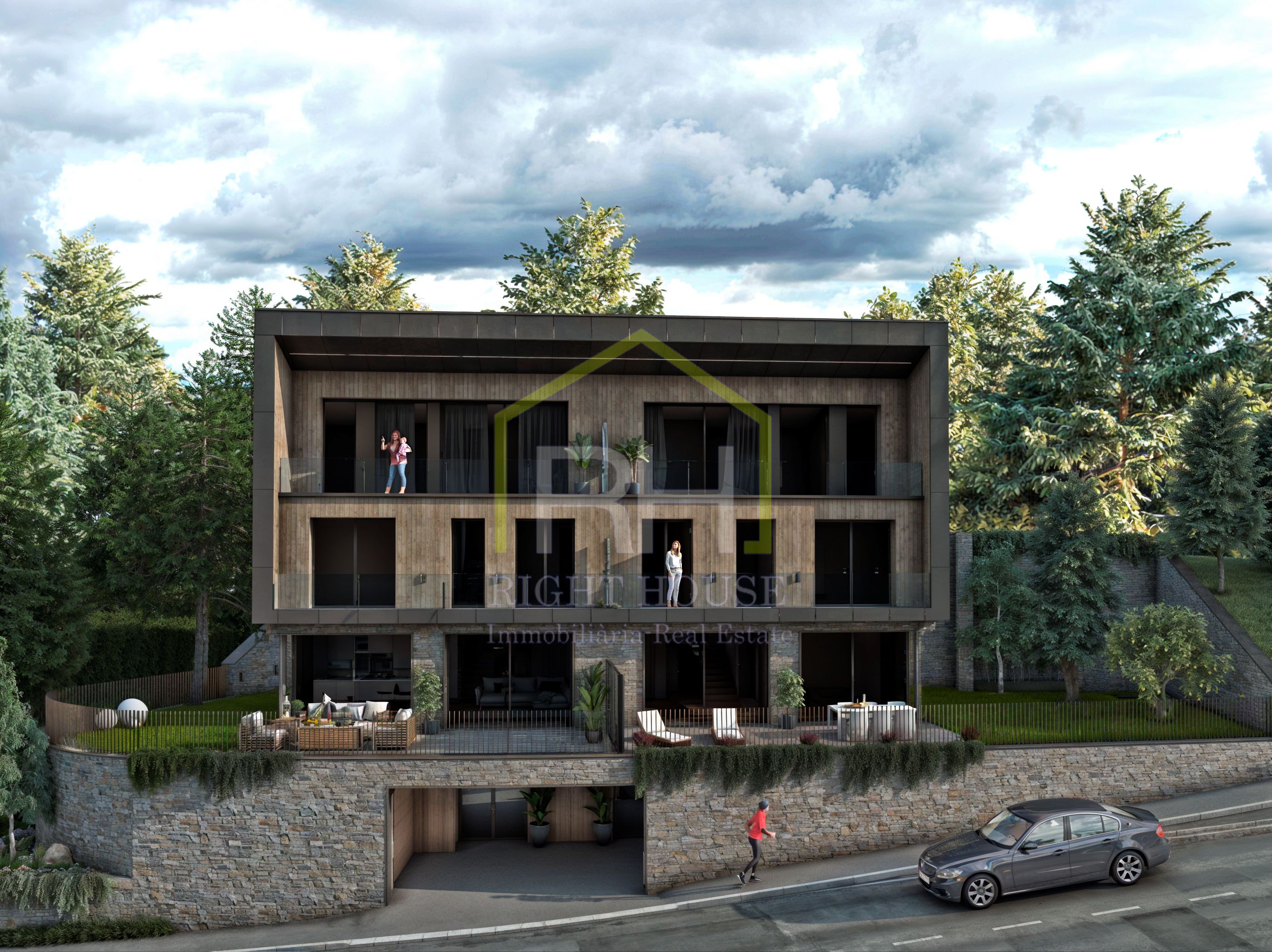 Exterior view of House or chalet for sale in  Madrid Capital  with Air Conditioner, Heating and Private garden