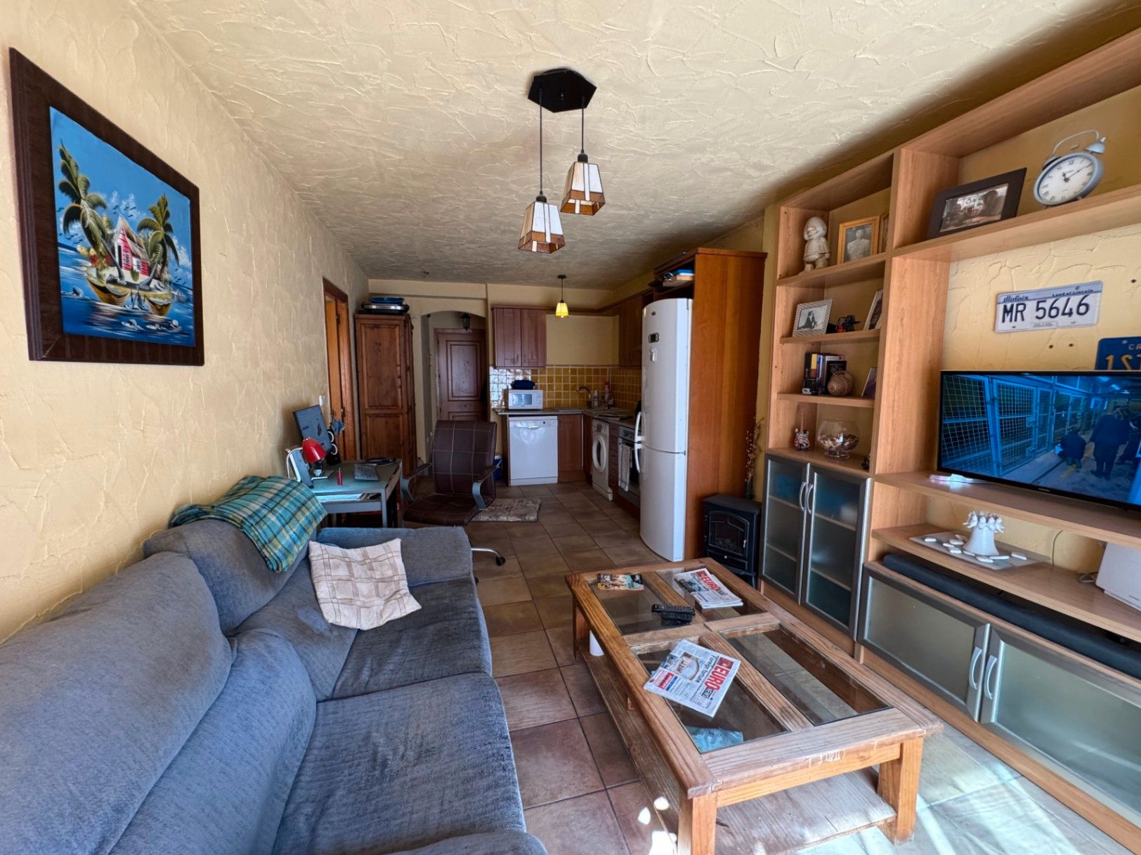 Sala d'estar de Apartament en venda en Moraira amb Aire condicionat, Calefacció i Terrassa