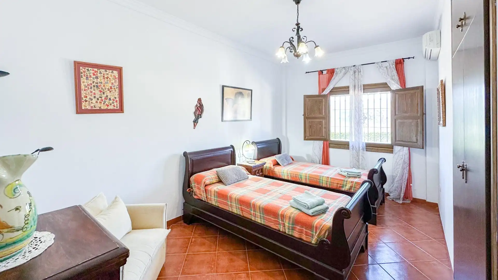 Bedroom of Houses for sale in Almogía  with Air Conditioner, Private garden and Terrace