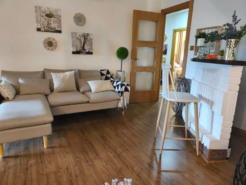 Living room of Attic for sale in Pravia  with Heating, Terrace and Furnished